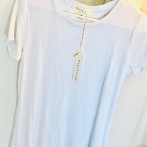 Lovestitch Pearl Ribbed Short-Sleeve Tee